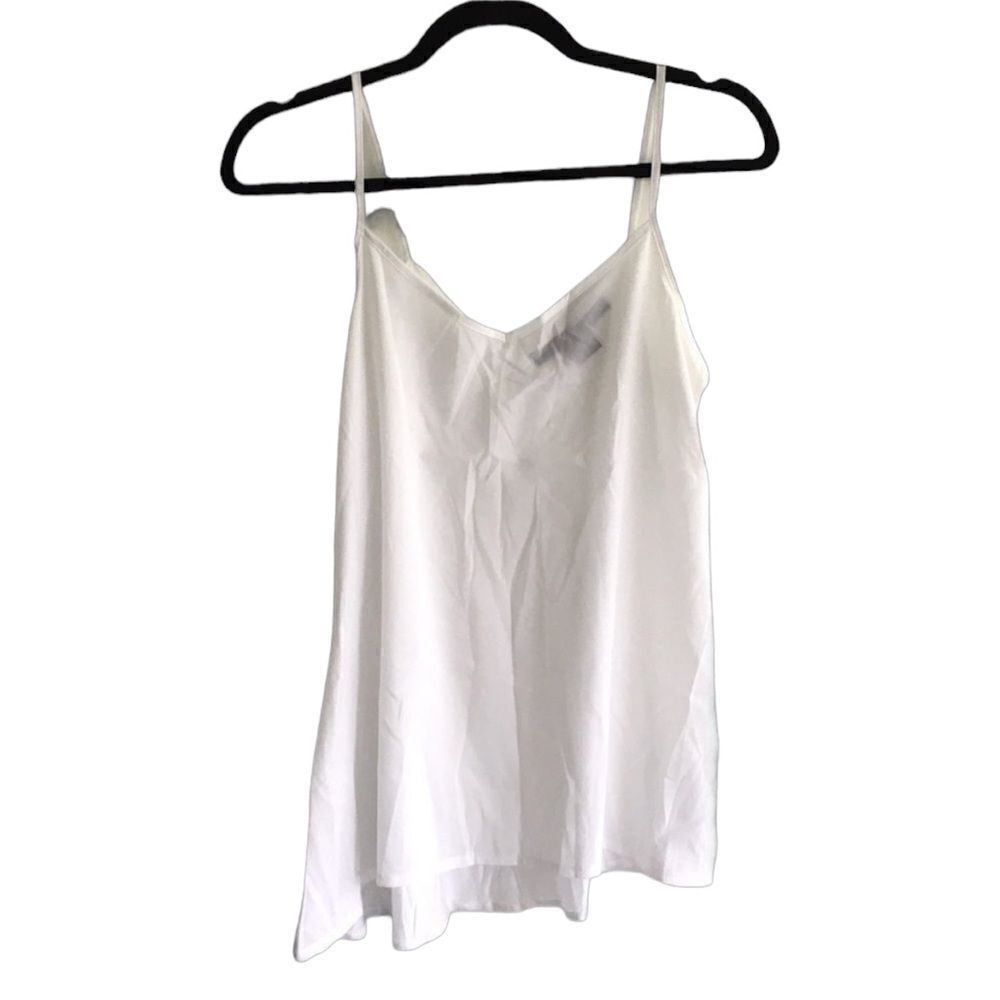 FRENCH CONNECTION White Sleeveless Asymmetrical Cami Tank Top Blouse XS